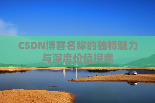 CSDN博客名称的独特魅力与深度价值探索
